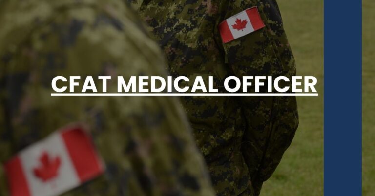 CFAT Medical Officer Feature Image